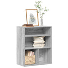 Boekenkast 60x30x71,5 cm grijs sonoma eiken