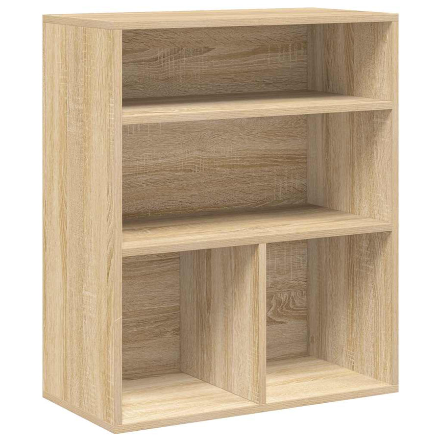 Boekenkast 60X30X71,5 Cm Bewerkt Hout Kleurig 60 x 30 x 71.5 cm Sonoma eiken