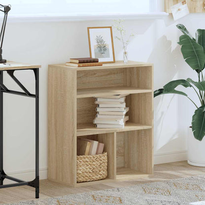Boekenkast 60X30X71,5 Cm Bewerkt Hout Kleurig 60 x 30 x 71.5 cm Sonoma eiken