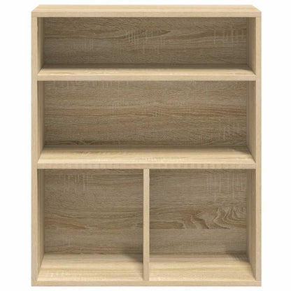 Boekenkast 60X30X71,5 Cm Bewerkt Hout Kleurig 60 x 30 x 71.5 cm Sonoma eiken