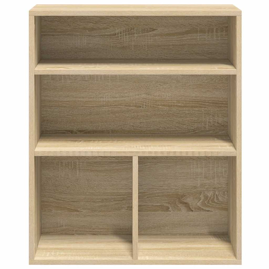 Boekenkast 60X30X71,5 Cm Bewerkt Hout Kleurig 60 x 30 x 71.5 cm Sonoma eiken