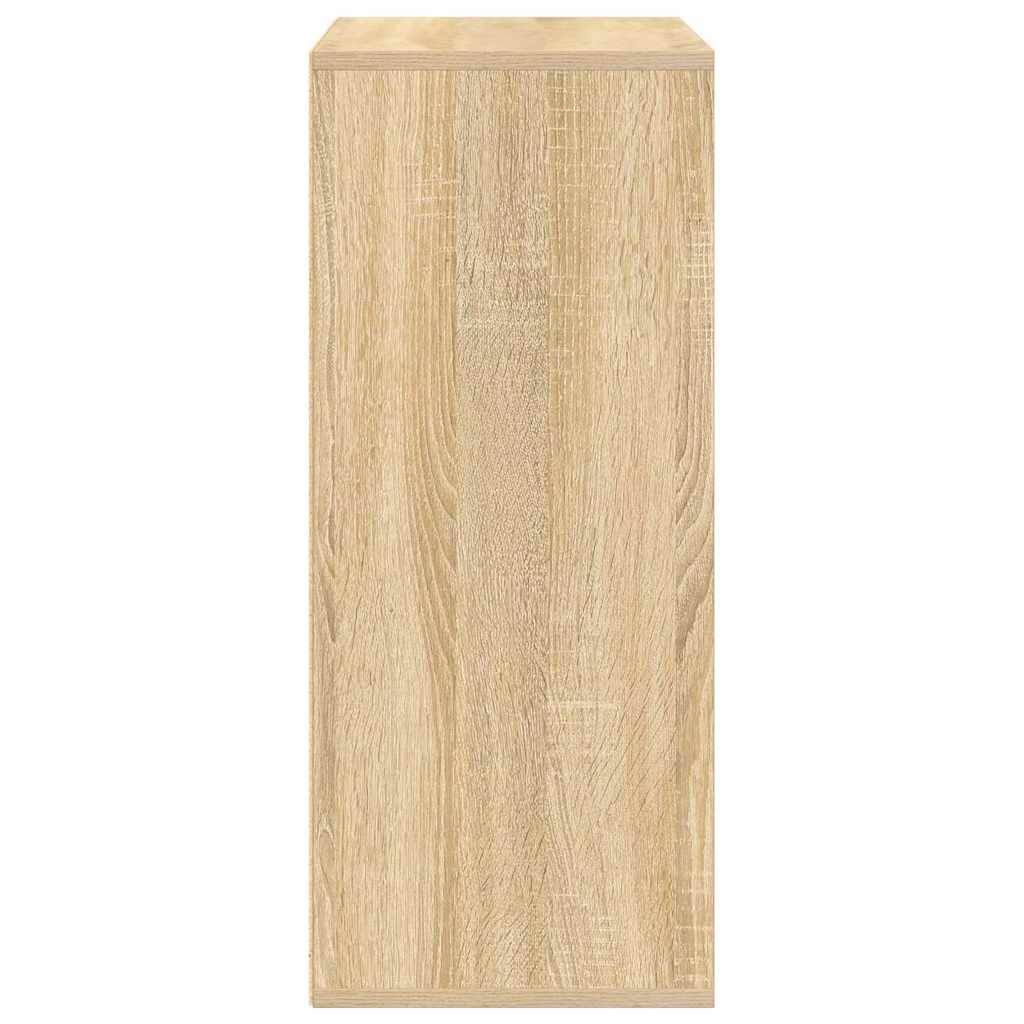 Boekenkast 60X30X71,5 Cm Bewerkt Hout Kleurig 60 x 30 x 71.5 cm Sonoma eiken