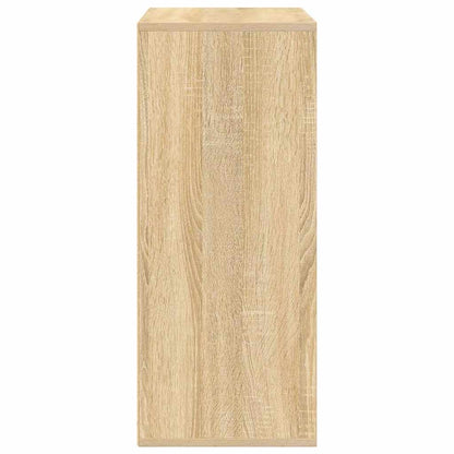 Boekenkast 60X30X71,5 Cm Bewerkt Hout Kleurig 60 x 30 x 71.5 cm Sonoma eiken