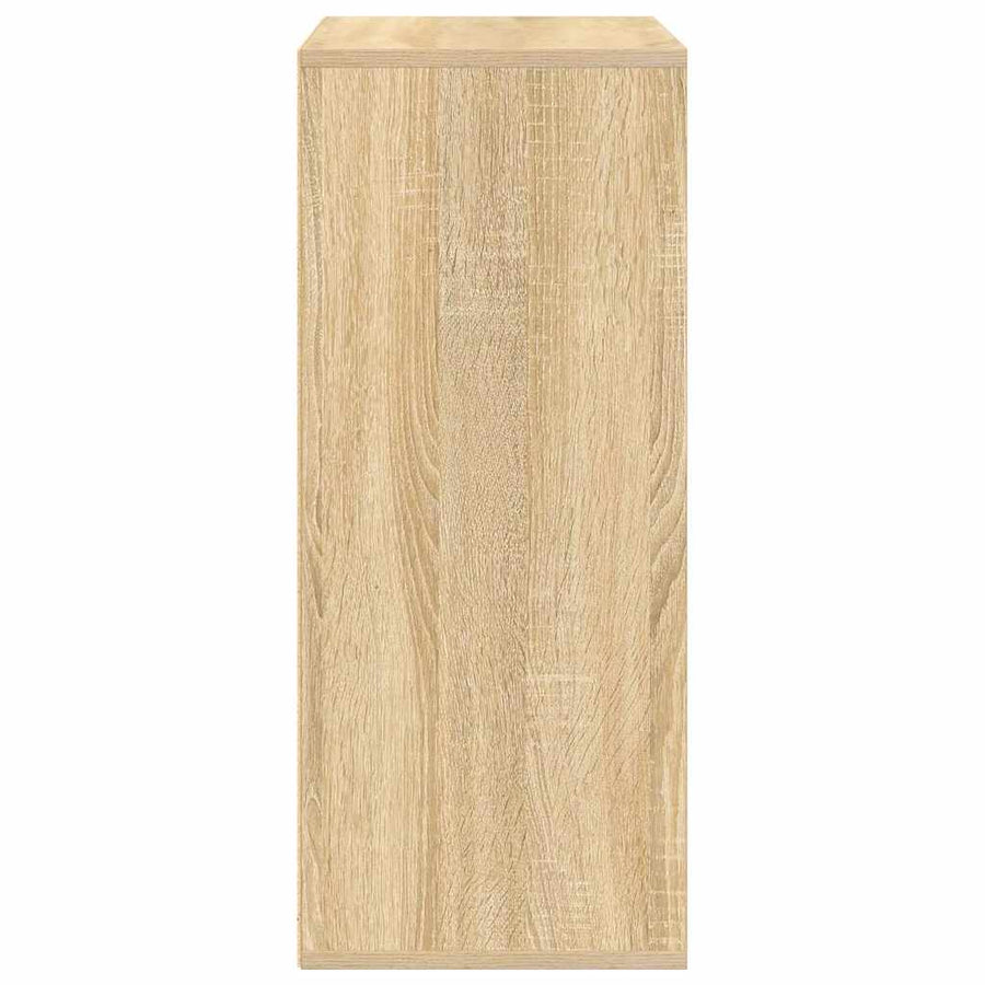 Boekenkast 60X30X71,5 Cm Bewerkt Hout Kleurig 60 x 30 x 71.5 cm Sonoma eiken