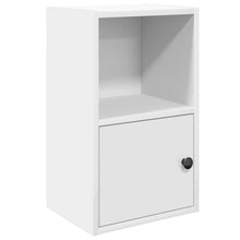 Boekenkast 31x24x52 cm bewerkt hout wit