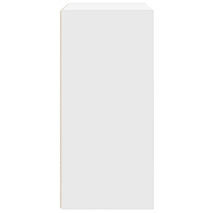 Boekenkast 31x24x52 cm bewerkt hout wit