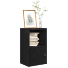 Boekenkast 31x24x52 cm zwart eikenkleurig bewerkt hout