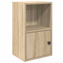 Boekenkast 31x24x52 cm bewerkt hout sonoma eikenkleurig