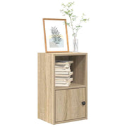 Boekenkast 31x24x52 cm bewerkt hout sonoma eiken