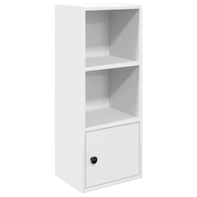 Boekenkast 31x24x77 cm bewerkt hout wit