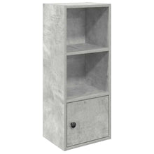 Boekenkast 31x24x77 cm bewerkt hout betongrijs