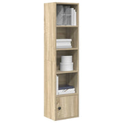 Bookcase 31x24x127 cm engineered wood Sonoma oak finish