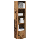Boekenkast 31x24x127 cm bewerkt hout