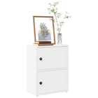 Bookshelf 40x24x52 cm treated wood white