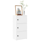 Boekenkast 40x24x77 cm wit bewerkt hout