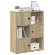 Boekenkast 60x24x76,5 cm bewerkt hout sonoma eiken