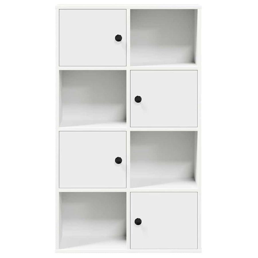 Boekenkast 60x24x101,5 cm bewerkt hout wit