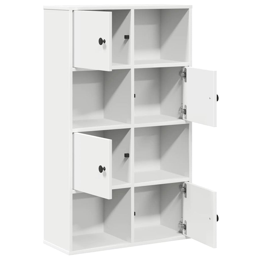 Boekenkast 60x24x101,5 cm bewerkt hout wit