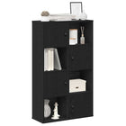 Boekenkast 60x24x101,5 cm bewerkt hout zwart