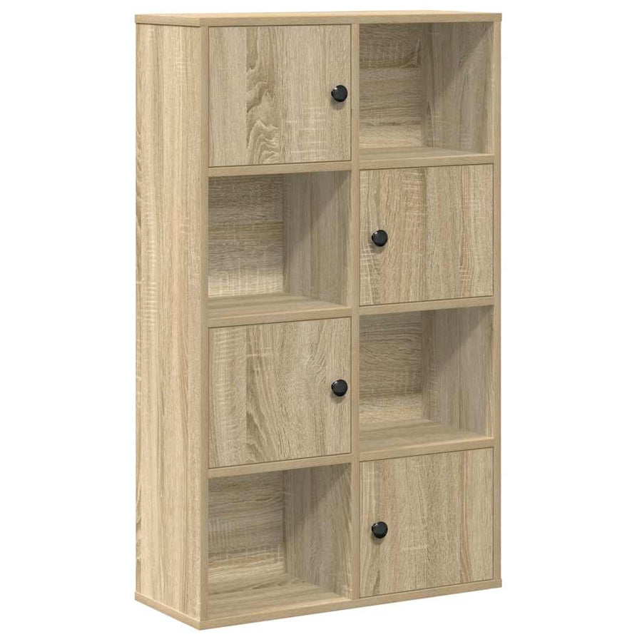 Boekenkast 60x24x101,5 cm bewerkt hout sonoma eikenkleurig