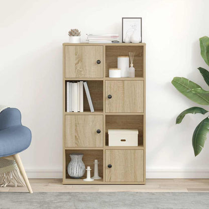 Boekenkast 60x24x101,5 cm bewerkt hout sonoma eikenkleurig