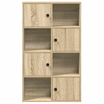 Boekenkast 60x24x101,5 cm bewerkt hout sonoma eikenkleurig