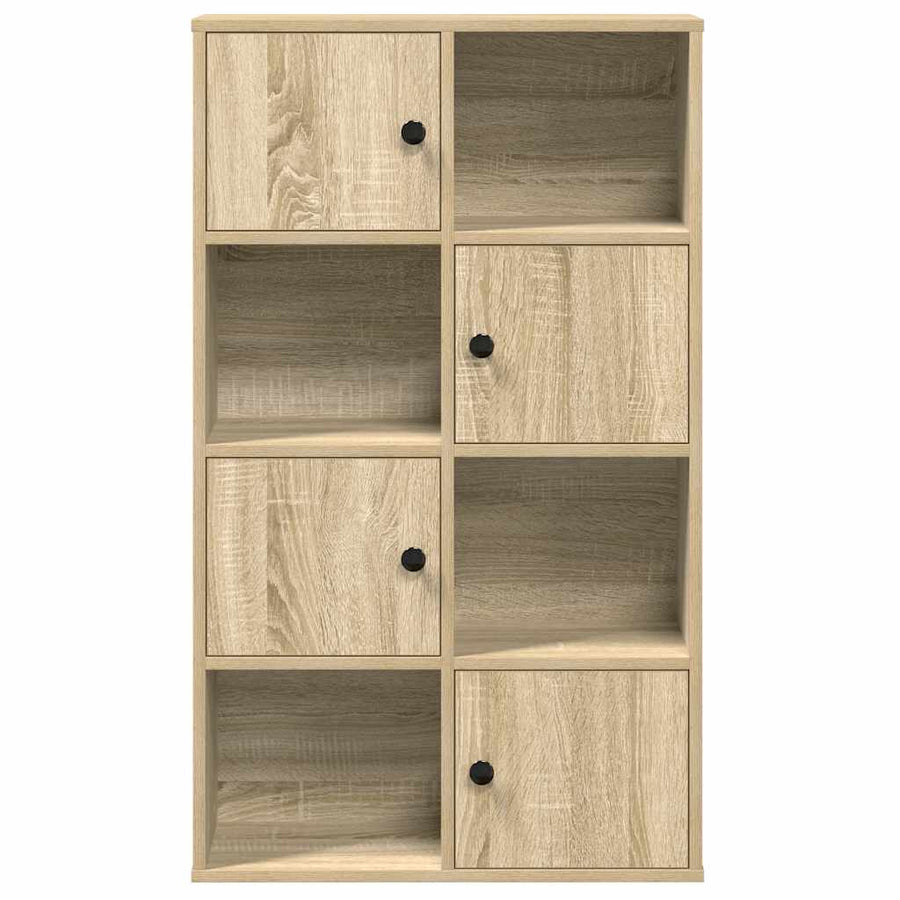 Boekenkast 60x24x101,5 cm bewerkt hout sonoma eikenkleurig