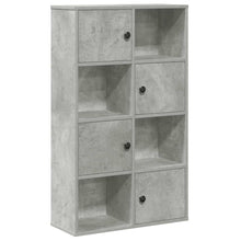 Boekenkast 60x24x101,5 cm bewerkt hout betongrijs
