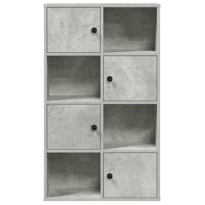 Boekenkast 60x24x101,5 cm bewerkt hout betongrijs