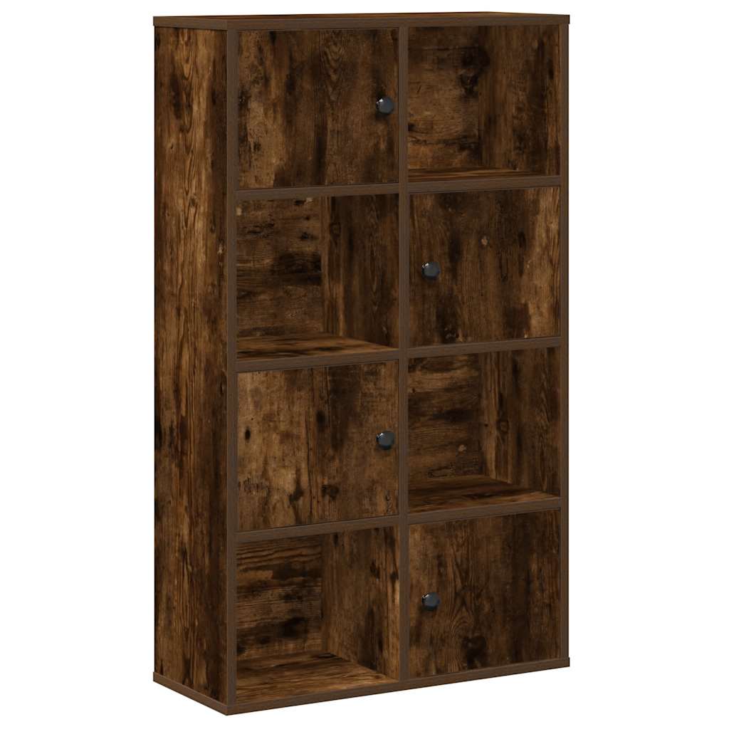 Boekenkast 60x24x101,5 cm bewerkt hout gerookt eikenkleurig