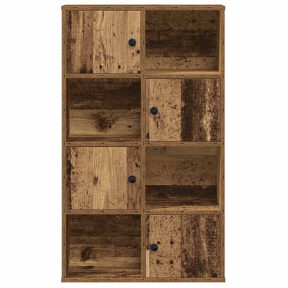 Boekenkast 60x24x101,5 cm bewerkt hout oud houtkleurig