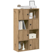 Boekenkast 60x24x101,5 cm bewerkt hout eikenkleurig