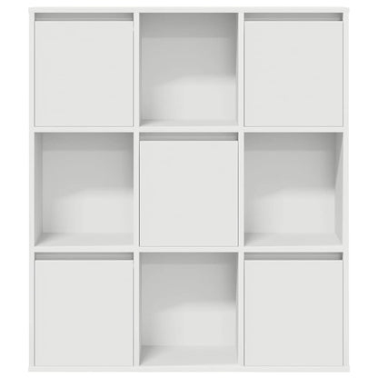Boekenkast 89x24x101,5 cm bewerkt hout wit