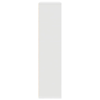 Boekenkast 89x24x101,5 cm bewerkt hout wit