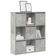 Boekenkast 89x24x101,5 cm bewerkt hout betongrijs