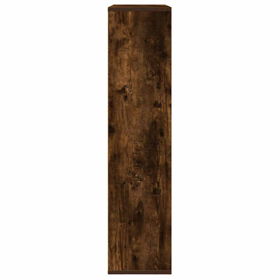 Boekenkast 89x24x101,5 cm bewerkt hout gerookt eikenkleurig