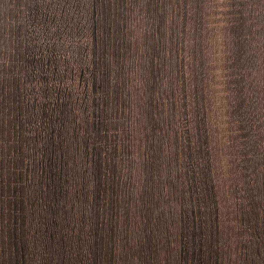 Boekenkast 89x24x101,5 cm bewerkt hout bruin eikenkleurig