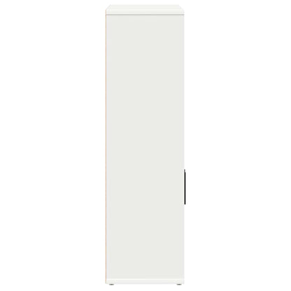 Boekenkast 60x24x85 cm bewerkt hout wit
