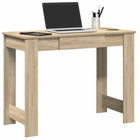 Desk 100x45x75 cm engineered wood Sonoma oak finish