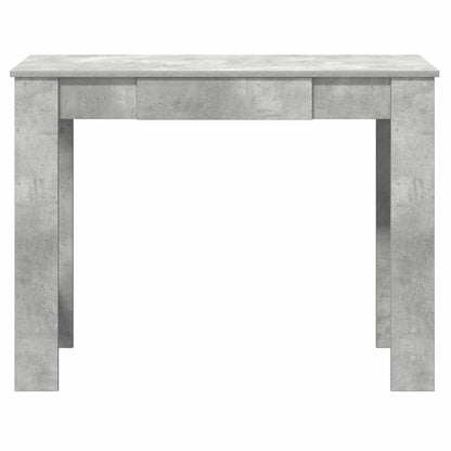 Bureau 100x45x75 cm bewerkt hout betongrijs