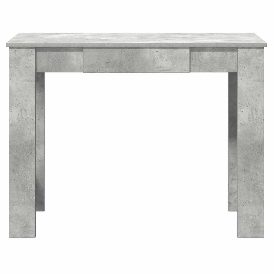 Bureau 100x45x75 cm bewerkt hout betongrijs
