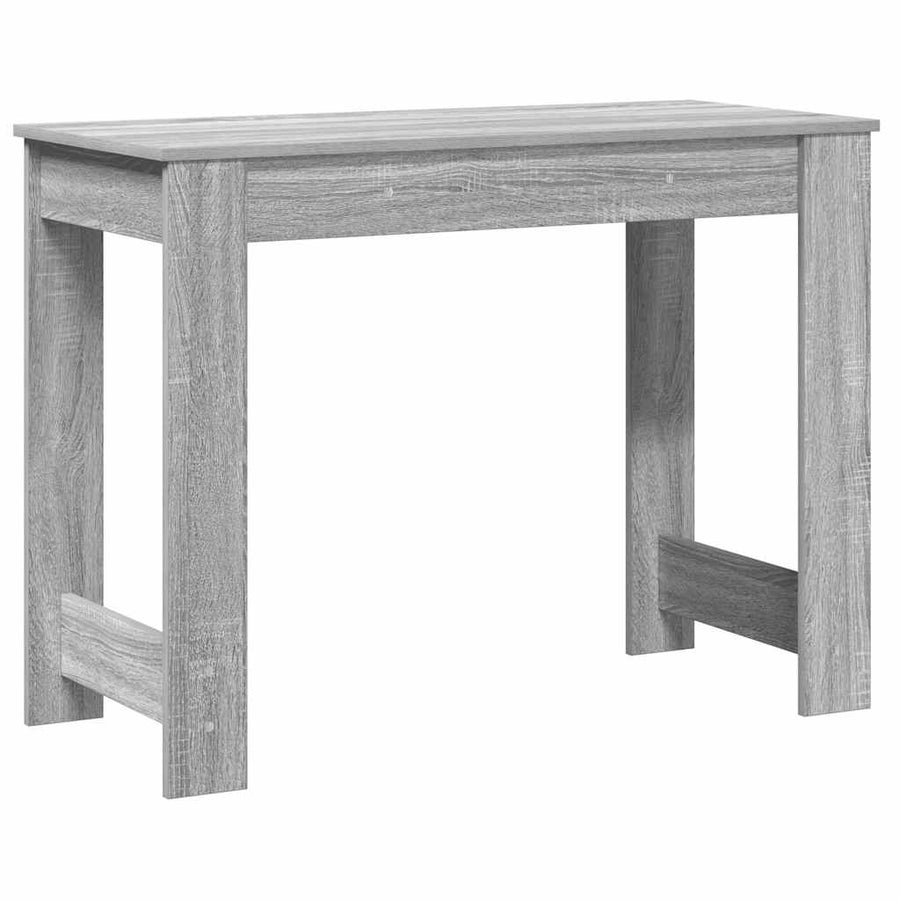 Bureau 100x45x75 cm bewerkt hout grijs sonoma eikenkleurig