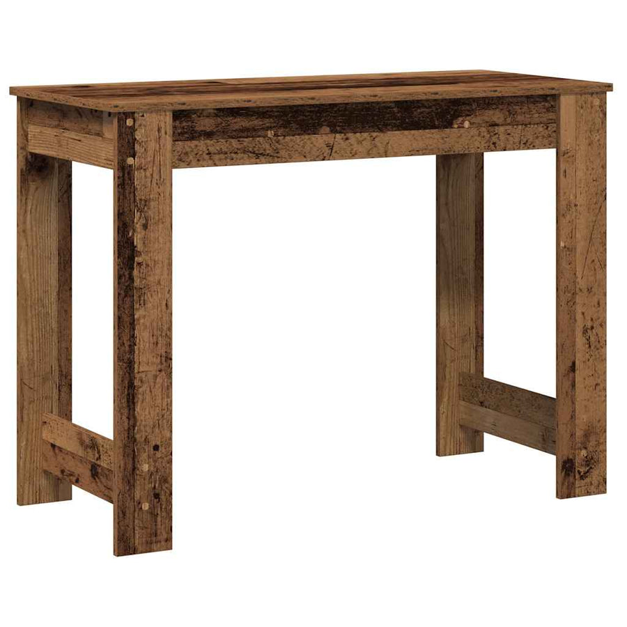 Bureau 100X45X75 Cm Bewerkt Hout Kleurig Oud hout