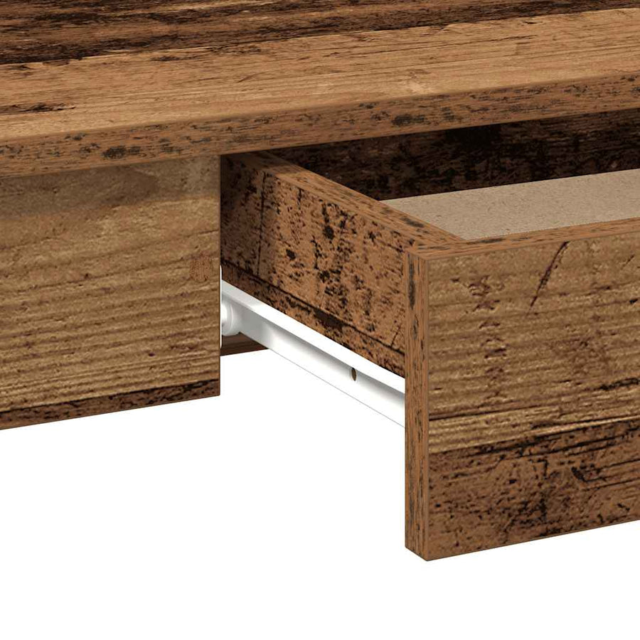 Bureau 100X45X75 Cm Bewerkt Hout Kleurig Oud hout