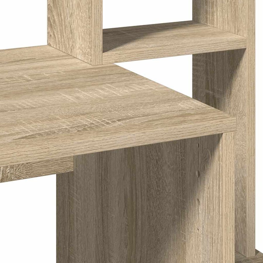Bureau Met Schappen 100X45X140 Bewerkt Hout Kleur Sonoma eiken