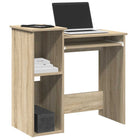 Bureau met schappen 84x40x78 cm sonoma eiken