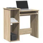 Bureau met schappen 84x40x78 cm sonoma eiken