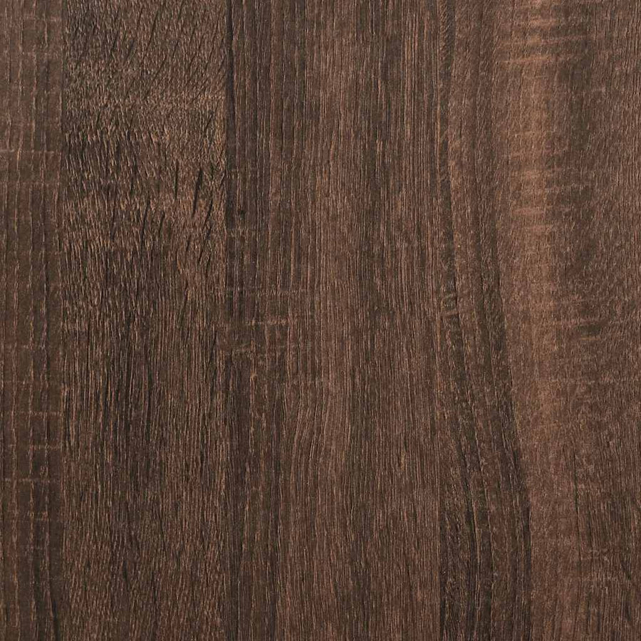 Bureau met schappen 84x40x78 cm bewerkt hout bruineikenkleur