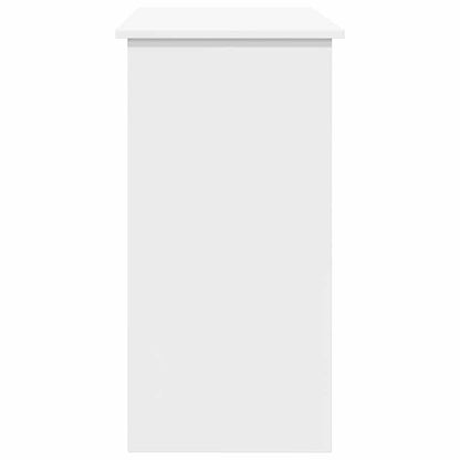 Bureau 80x40x75 cm bewerkt hout wit