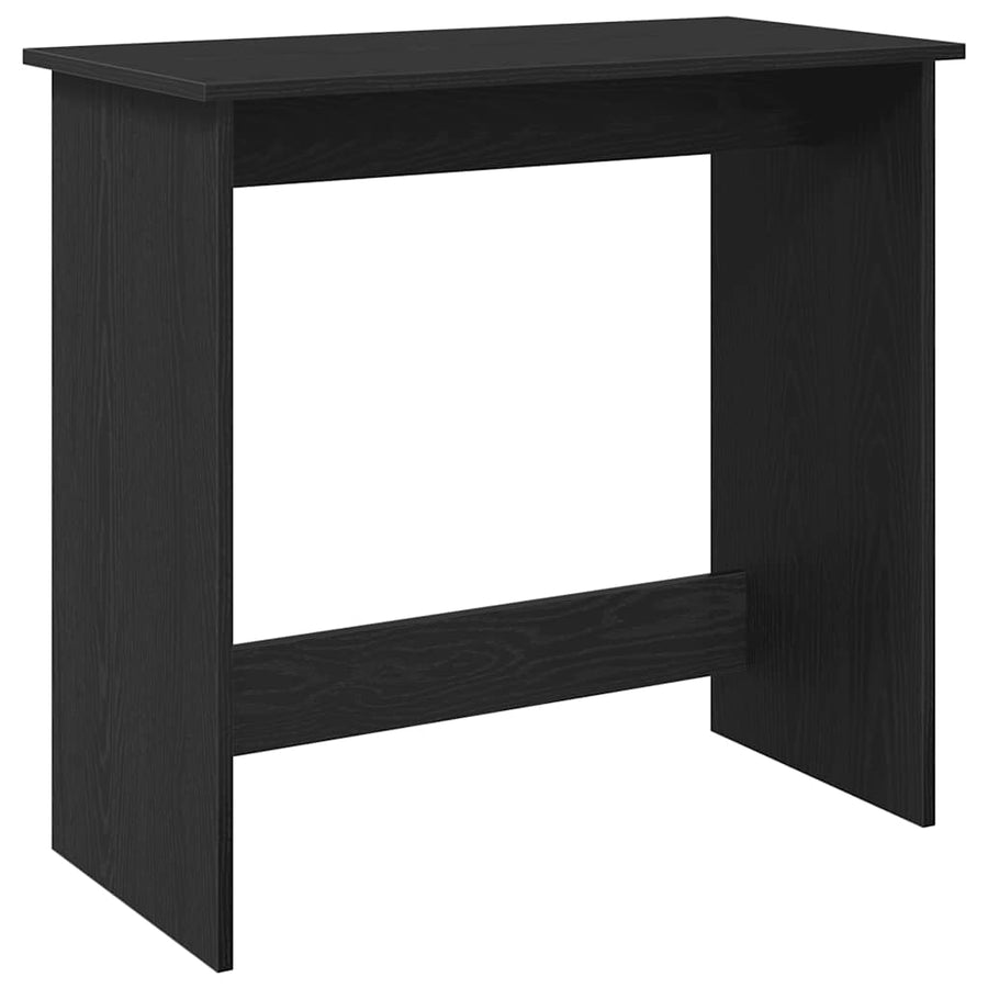 Bureau 80x40x75 cm bewerkt hout zwart